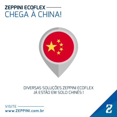 30052019 - Soluções Zeppini Ecoflex chegam a China